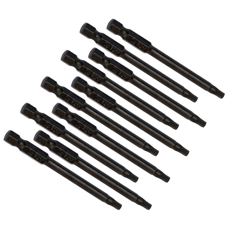 Scheiden wortel theater Set van 10 torx bits T 20 online kopen. Webshop Powerplustools.nl