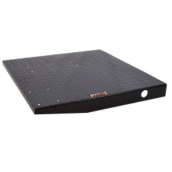 Extra lange heftafel motorfiets pneumatisch met verlengset zwart