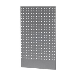 Werkplaatskast met zeven laden, metaal omkleed werkblad + gereedschapsbord - 68 x 46 x 200 cm