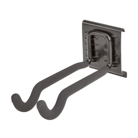 ZZLZX 4 STKS Schroef In U-vormige Haak Heavy Duty Wandmontage Praktische Opknoping Haak Voor Tuingereedschap Schoppen Harken Rack Zwart