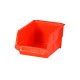 Kunststof magazijnbak (rood) 16 x 10 x 7,5 cm voor railsysteem 0850