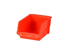 Kunststof magazijnbak (rood) 16 x 10 x 7,5 cm voor railsysteem 0850