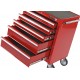 WERKBANK PP-T 0445 - 120 CM HARDHOUTEN BLAD EN 5 LADEN WAGEN