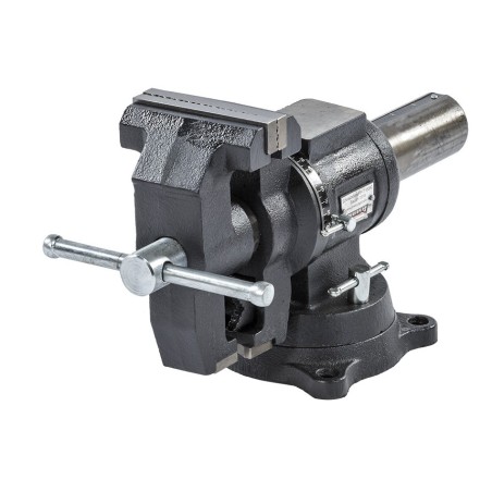 Schroefstok, 110 mm tafelschroef, draaibaar, 270 graden, 2-in-1