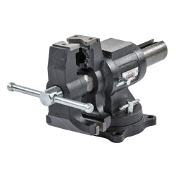 Multifunctionele bankschroef 125 mm. draaibare uitvoering met aambeeld Multifunctionele bankschroef 125 mm. draaibare uitvoering met aambeeld