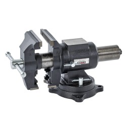 Multifunctionele bankschroef 125 mm. draaibare uitvoering met aambeeld Multifunctionele bankschroef 125 mm. draaibare uitvoering met aambeeld