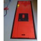 Extra brede heftafel motorfiets pneumatisch rood