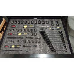 EPE foam mat type kaizen foam 57 x 43 x 5 cm. grijs/antraciet. 6 lagen EPE foam mat type kaizen foam 57 x 43 x 5 cm. grijs/antraciet. 6 lagen