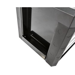 Professionele gereedschapswagenset zwart 12 laden