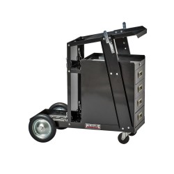 Laskar, laswagen, verrijdbare las kar met 4 laden - 70 x 37,5 x 73 cm