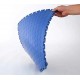 PVC kliktegel blauw 500 x 500 x 7 mm. - Industriële werkplaatstegel met ronde noppen