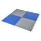 PVC kliktegel blauw 500 x 500 x 6 mm. Vloertegel voor industrieel gebruik - hamerslag anti slip profiel