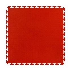 PVC kliktegel rood 500 x 500 x 6 mm. Vloertegel voor industrieel gebruik - hamerslag anti slip profiel