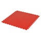 PVC kliktegel rood 500 x 500 x 6 mm. Vloertegel voor industrieel gebruik - hamerslag anti slip profiel