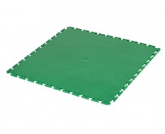 PVC kliktegel groen 500 x 500 x 6 mm. Vloertegel voor industrieel gebruik - hamerslag anti slip profiel