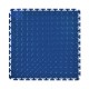 PVC kliktegel blauw 500 x 500 x 7 mm. - Industriële werkplaatstegel met ronde noppen