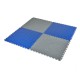 PVC kliktegel blauw 500 x 500 x 7 mm. - Industriële werkplaatstegel met ronde noppen