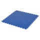 PVC kliktegel blauw 500 x 500 x 7 mm. - Industriële werkplaatstegel met ronde noppen