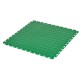 PVC kliktegel groen 500 x 500 x 7 mm. - Industriële werkplaatstegel met ronde noppen