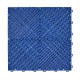 Open kliktegel blauw 400 x 400 x 18 mm. - harde kunststof tegel met open structuur