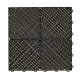 Open kliktegel zwart 400 x 400 x 18 mm. - harde kunststof tegel met open structuur