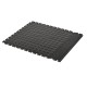 PVC oprijrand zwart - oplooprand 500 x 100 mm. voor Industriële PVC kliktegel