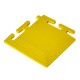 PVC hoekstuk geel 100 x 100 x 6 mm. voor Industriële kliktegels 1811 en 1812