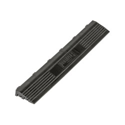 Kunststof oprijrand zwart - oplooprand 400 x 60 mm voor 1810 + 1813 kliktegel type 1 Kunststof oprijrand zwart - oplooprand 400 x 60 mm voor 1810 + 1813 kliktegel type 1