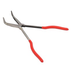 Extra lange haakse punttang 90 graden gebogen