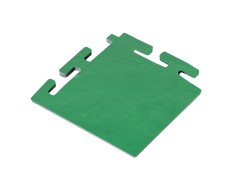 PVC hoekstuk groen 100 x 100 x 6 mm. voor Industriële kliktegels 1811 en 1812