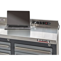 Professionele werkbank – montagetafel 183 x 70 x 95 cm. met 17 laden