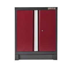Werkplaatskast rood met 2 deuren 72 x 57 x 90 cm