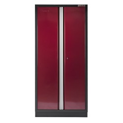 Tweedeurs gereedschapskast rood 91,5 x 57 x 200 cm Tweedeurs gereedschapskast rood 91,5 x 57 x 200 cm