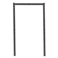 Frame met onderpaneel, gereedschapsbord en bovenkast zwart voor Heavy Duty werkbankserie