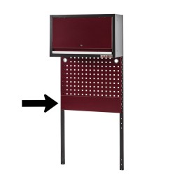 Onderpaneel rood voor Heavy Duty werkbankserie Onderpaneel rood voor Heavy Duty werkbankserie