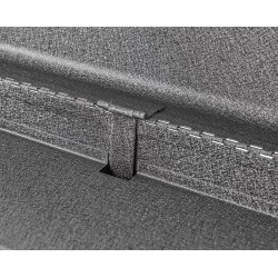 Gereedschapskist matzwart met drie laden en ladenblokkering Gereedschapskist matzwart met drie laden en ladenblokkering