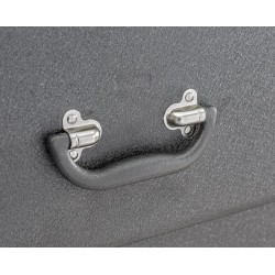 Gereedschapskist matzwart met drie laden en ladenblokkering Gereedschapskist matzwart met drie laden en ladenblokkering