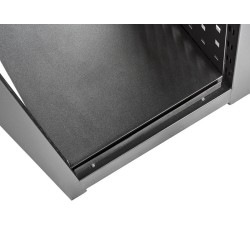 Magazijnstelling grijs antraciet - 120 x 46 x 200 cm met gereedschapsbordprofiel Magazijnstelling grijs antraciet - 120 x 46 x 200 cm met gereedschapsbordprofiel