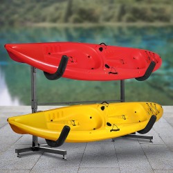 Kayak - SUP - Surfplank - Kano opbergsysteem heavy duty versie op poten Kayak - SUP - Surfplank - Kano opbergsysteem heavy duty versie op poten