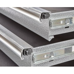 Werkplaatskast met 7 laden plus kast met draaideur - 136 x 46 x 91 cm