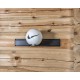 Wandhaak - ballenhouder 19 x 12 cm. voor rugbybal – voetbal – tuingereedschap – gereedschap ophangen