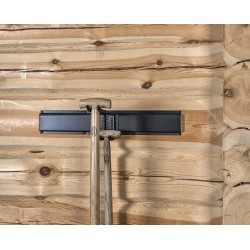 Tweevoudige dubbele wandhaak 25 x 5 cm. – tuingereedschap haak – gereedschap ophangen