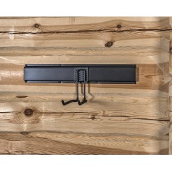 Dubbele wandhaak 20 x 10 cm. – tuingereedschap haak – gereedschap ophangen Dubbele wandhaak 20 x 10 cm. – tuingereedschap haak – gereedschap ophangen