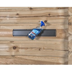 Spuitbushouder – flessenhouder – wandhouder voor spuitbussen en flessen 17 x 17 cm. Spuitbushouder – flessenhouder – wandhouder voor spuitbussen en flessen 17 x 17 cm.