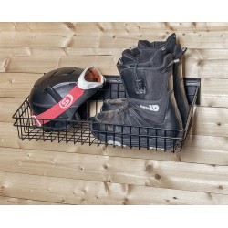 Uitgebreid opbergsysteem - tuingereedschap ophangen - opbergen - opbergsysteem - ophangsysteem  aan de muur