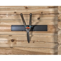 Uitgebreid opbergsysteem - tuingereedschap ophangen - opbergen - opbergsysteem - ophangsysteem  aan de muur