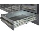 Professionele werkbank – montagetafel 215 x 70 x 95 cm. met 24 laden en hardhouten werkblad