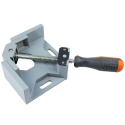 Aluminium hoek spanner – spanklem – bankschroef – hoekklem – 70 mm. lijmklem 90 graden.