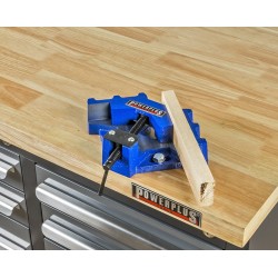 Gietijzeren hoek spanner – spanklem – bankschroef – hoekklem – 55 mm. lijmklem 90 graden. Gietijzeren hoek spanner – spanklem – bankschroef – hoekklem – 55 mm. lijmklem 90 graden.