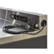 Power frame (inbouw) met 3 stopcontacten, 2 usb oplaadpoorten en kabel met stekker